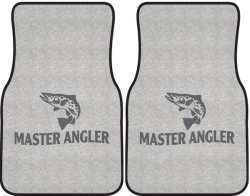 Master Angler Trout Silhouette Car Mats