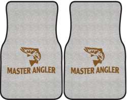 Master Angler Trout Silhouette Car Mats