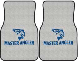 Master Angler Trout Silhouette Car Mats