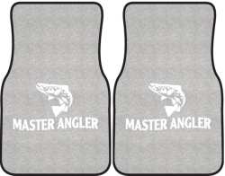 Master Angler Trout Silhouette Car Mats