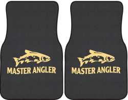 Master Angler Trout 2 Silhouette Car Mats