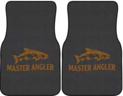 Master Angler Trout 2 Silhouette Car Mats