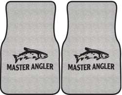 Master Angler Trout 2 Silhouette Car Mats
