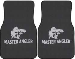 Master Angler Walleye Silhouette Car Mats
