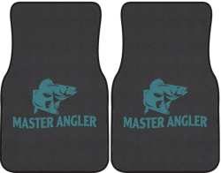 Master Angler Walleye Silhouette Car Mats
