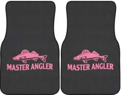 Master Angler Walleye 2 Silhouette Car Mats