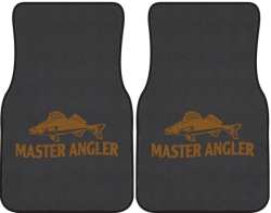 Master Angler Walleye 2 Silhouette Car Mats