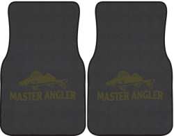 Master Angler Walleye 2 Silhouette Car Mats