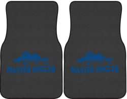 Master Angler Walleye 2 Silhouette Car Mats