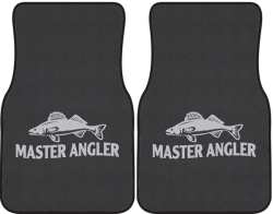 Master Angler Walleye 2 Silhouette Car Mats