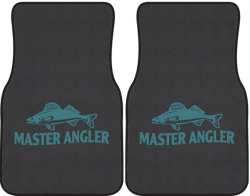 Master Angler Walleye 2 Silhouette Car Mats