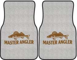 Master Angler Walleye 2 Silhouette Car Mats