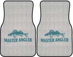 Master Angler Walleye 2 Silhouette Car Mats