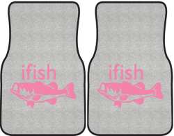 ifish Bass Silhouette Car Mats