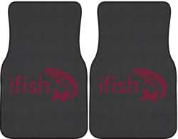 ifish Muskie 2 Silhouette Car Mats