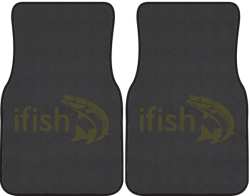 ifish Muskie 2 Silhouette Car Mats