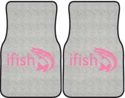 ifish Muskie 2 Silhouette Car Mats
