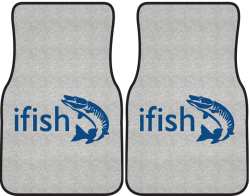 ifish Muskie 2 Silhouette Car Mats