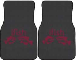 ifish Panfish Silhouette Car Mats