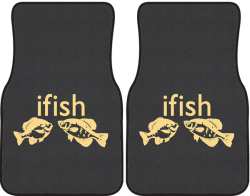 ifish Panfish Silhouette Car Mats