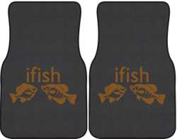 ifish Panfish Silhouette Car Mats