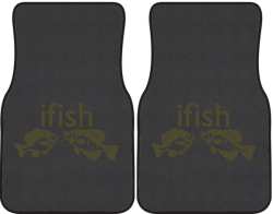 ifish Panfish Silhouette Car Mats