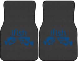 ifish Panfish Silhouette Car Mats