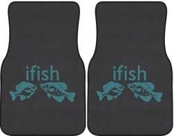ifish Panfish Silhouette Car Mats