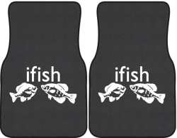 ifish Panfish Silhouette Car Mats