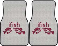 ifish Panfish Silhouette Car Mats