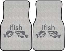 ifish Panfish Silhouette Car Mats