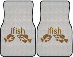 ifish Panfish Silhouette Car Mats