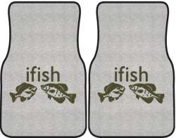 ifish Panfish Silhouette Car Mats
