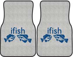 ifish Panfish Silhouette Car Mats