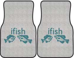 ifish Panfish Silhouette Car Mats