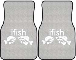 ifish Panfish Silhouette Car Mats
