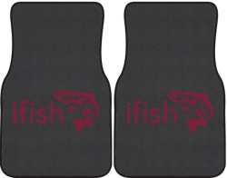 ifish Trout Silhouette Car Mats