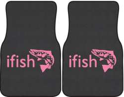 ifish Trout Silhouette Car Mats