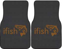 ifish Trout Silhouette Car Mats