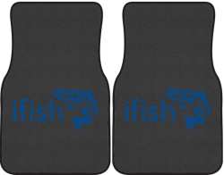 ifish Trout Silhouette Car Mats