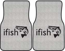 ifish Trout Silhouette Car Mats
