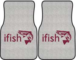 ifish Trout Silhouette Car Mats