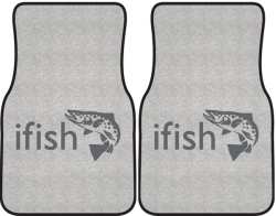 ifish Trout Silhouette Car Mats