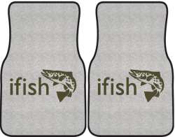 ifish Trout Silhouette Car Mats