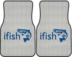 ifish Trout Silhouette Car Mats