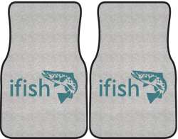 ifish Trout Silhouette Car Mats