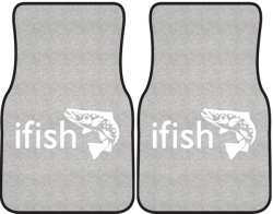 ifish Trout Silhouette Car Mats