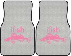 ifish Walleye Silhouette Car Mats
