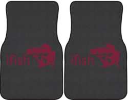 ifish Walleye 2 Silhouette Car Mats
