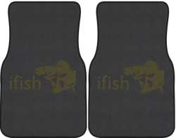 ifish Walleye 2 Silhouette Car Mats